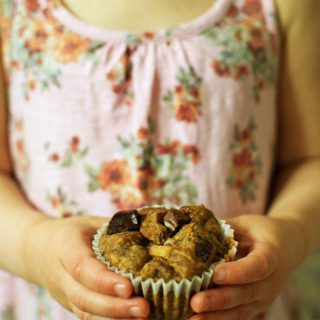Muffinki z dynią i czekoladą